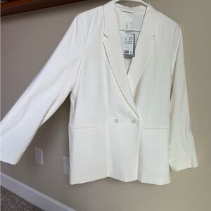 Oversized White Blazer NWT